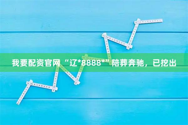 我要配资官网 “辽*8888*”陪葬奔驰，已挖出